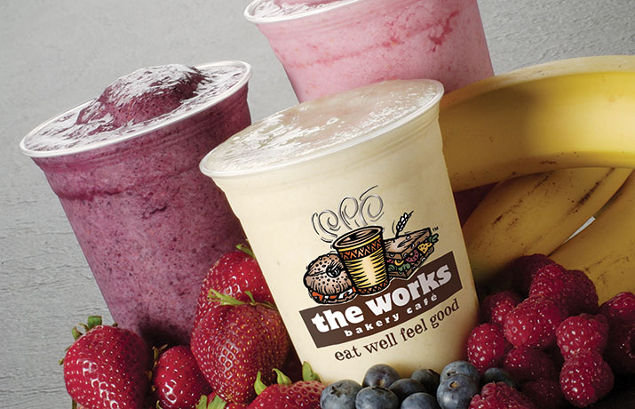 Smoothies & Beverages in Portland, Portsmouth, Keene, Durham | The Works  Bakery Cafe ME, NH, VT